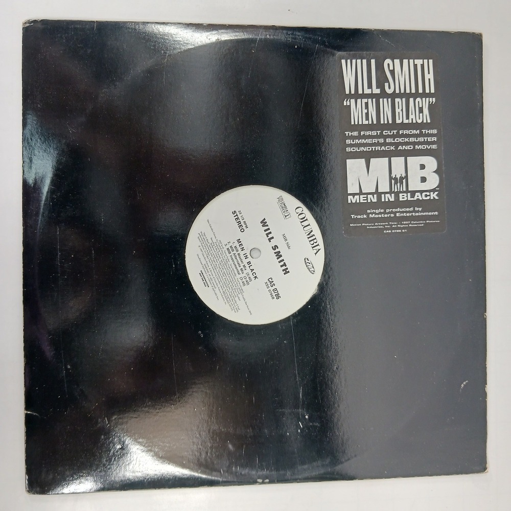 Will Smith Men In Black 12" Vinyl Single Promo 1997 Columbia CAS 0786 MIB Mixes